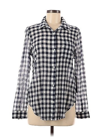Kensie Long Sleeve Button-Down Shirt (view 1)