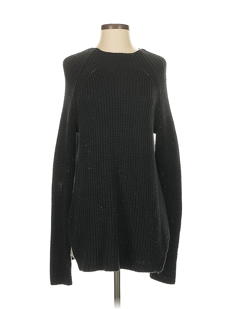 Pre-owned Ann Taylor Loft Pullover Sweater In Black