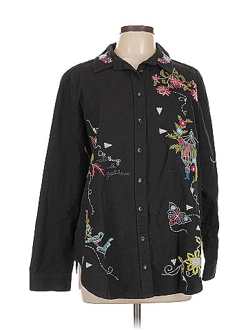 Pilcro Long Sleeve Button-Down Shirt (view 1)