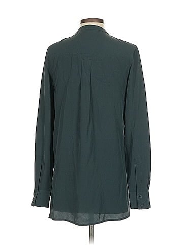 Vince. Long Sleeve Silk Top (view 2)