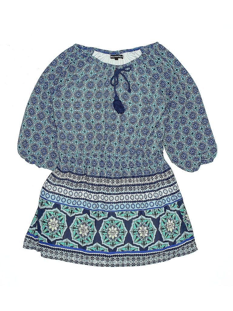 Pre-owned Sequin Hearts Kids' Dress In Blue