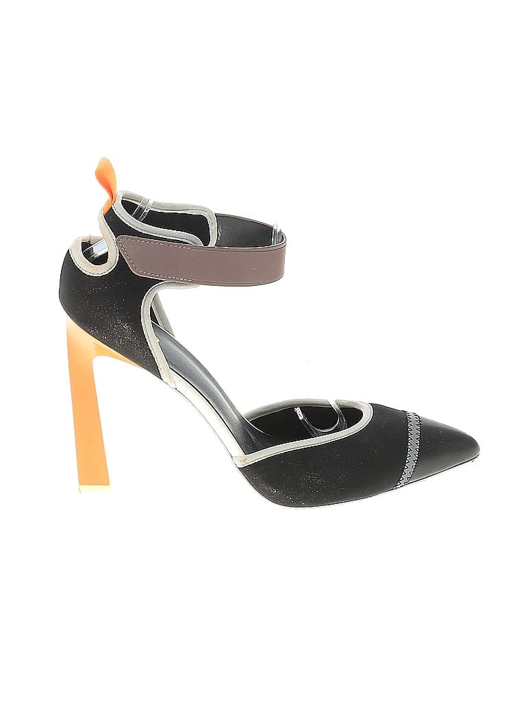 Aldo Color Block Gray Black Heels Size 10 - photo 1