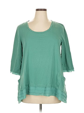 LOGO by Lori Goldstein 3/4 Sleeve T-Shirt (view 1)