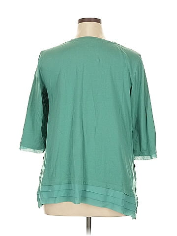 LOGO by Lori Goldstein 3/4 Sleeve T-Shirt (view 2)