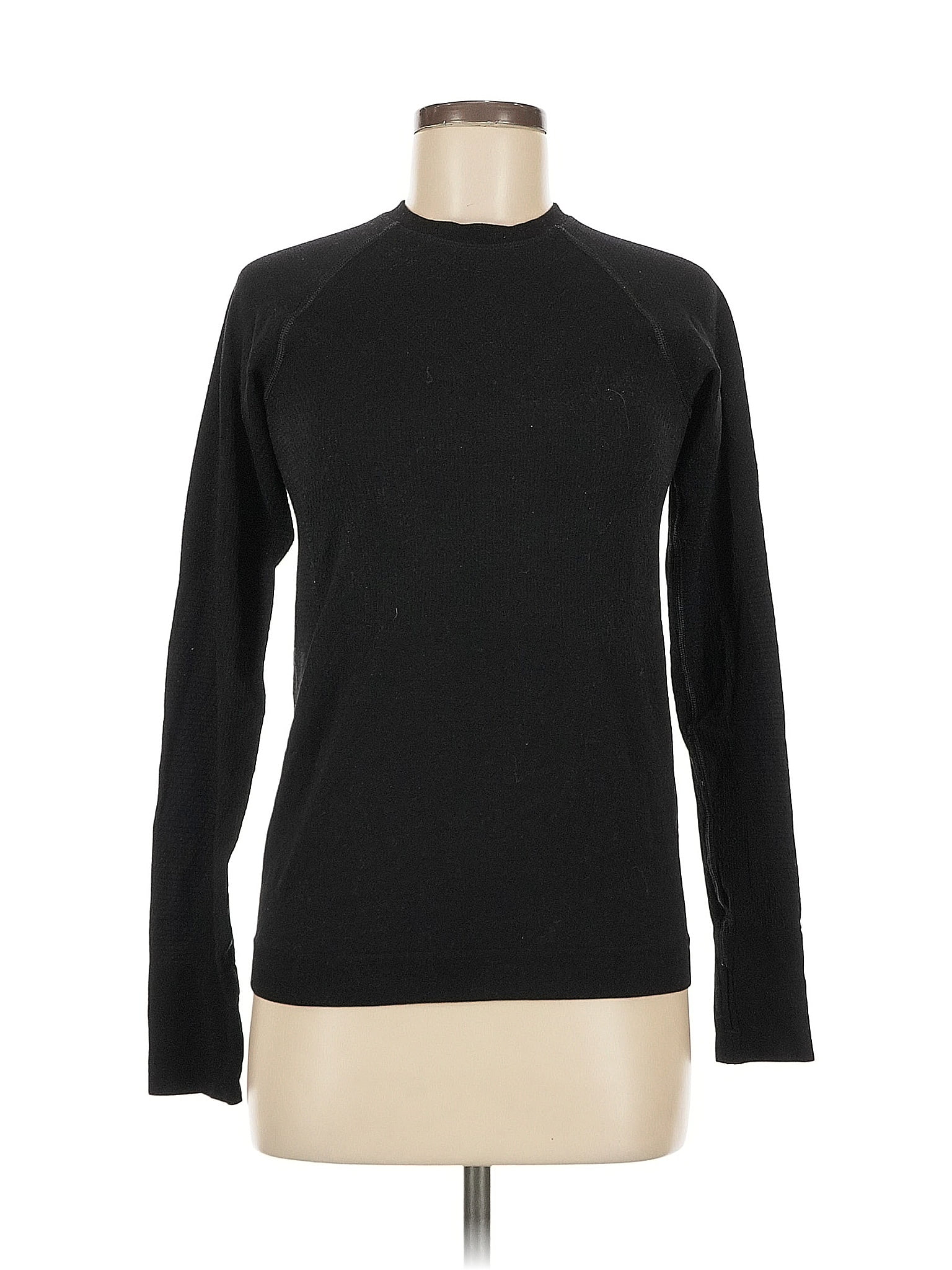 Lululemon Athletica Black Long Sleeve T-Shirt Size 8 - 37