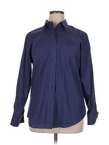 Foxcroft Long Sleeve Button-Down Shirt (view 1)