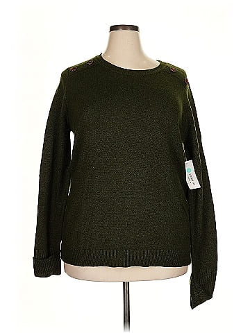 Pink Clover Pullover Sweater (view 1)