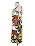 David Meister Graphic Orange Cocktail Dress Size 8 - photo 4
