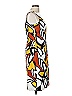 David Meister Graphic Orange Cocktail Dress Size 8 - photo 3