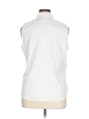 Lauren by Ralph Lauren Sleeveless Button-Down Shirt (view 2)
