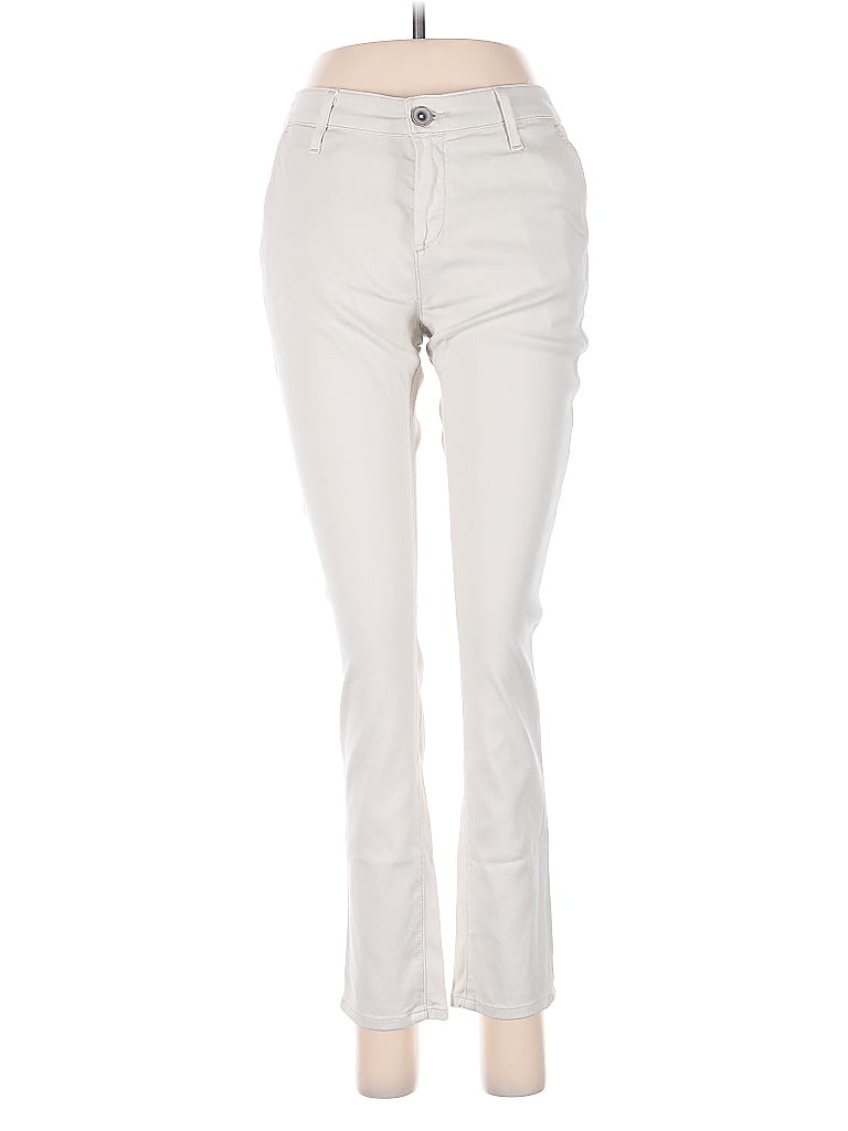 Pre-owned Adriano Goldschmied Casual Pants In White