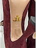 Prada 100% Suede Burgundy Heels Size EU 37 1/2 - photo 7