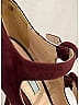 Prada 100% Suede Burgundy Heels Size EU 37 1/2 - photo 10