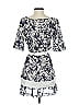 Thread Social Print Blue Casual Dress Size 2 - photo 2