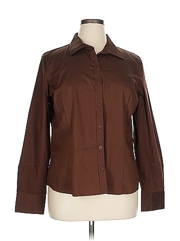 Van Heusen Long Sleeve Button-Down Shirt (view 1)