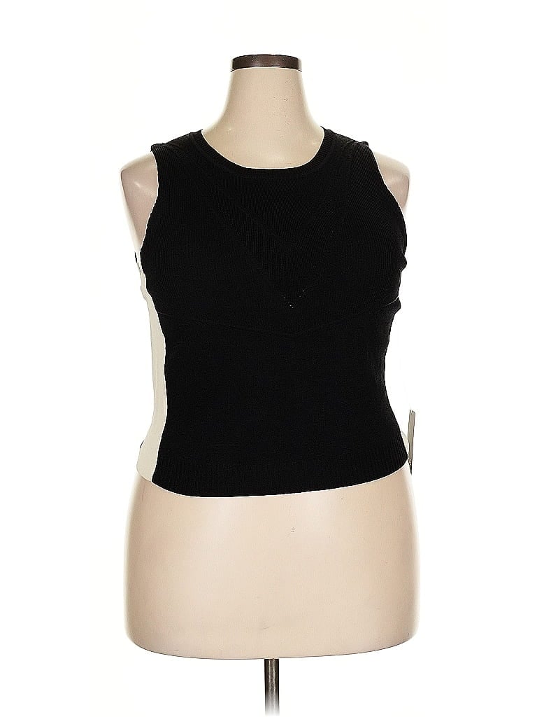 Pre-owned Rachel Rachel Roy Pullover Sweater In Black