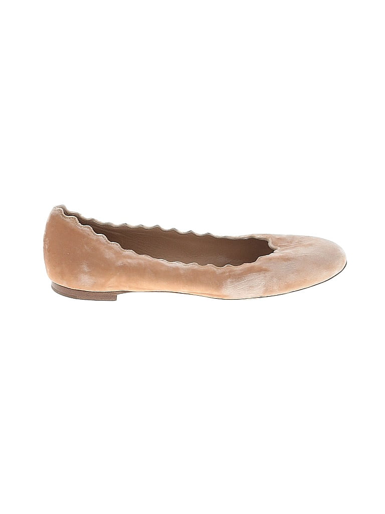 Chloé Tan Flats Size EU 38 1/2 - photo 1