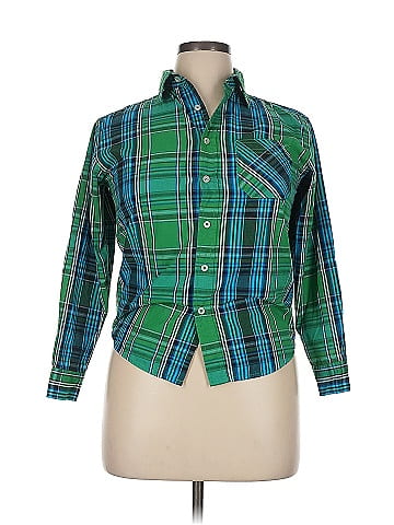 Faded Glory Long Sleeve Button-Down Shirt (view 1)
