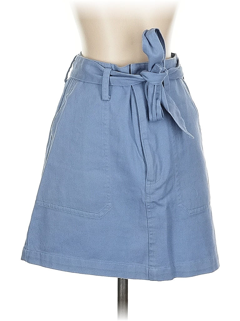 Pre-owned Mi Ami Denim Skirt In Blue