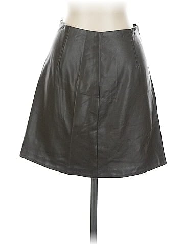 OAK + FORT Faux Leather Skirt (view 1)
