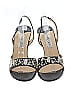 Jimmy Choo 100% Leather Black Embellished Slingback Leather Heels Size EU 39 1/2 - photo 2