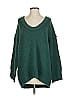 Free People Solid Green Pullover Sweater Size XS - photo 1