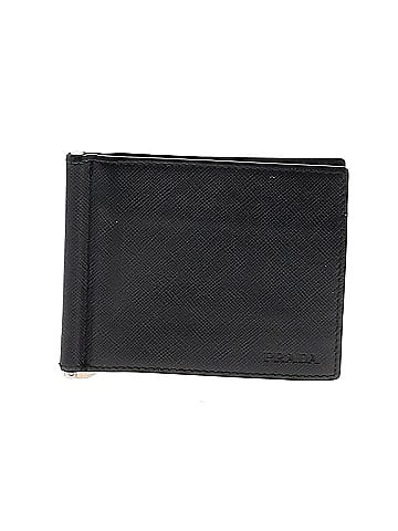 Prada Saffiano Clip Bi-Fold Leather Card Holder (view 1)