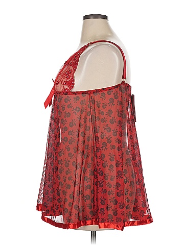 Unbranded Red Elegant Red Lace Slip Dress Lingerie Size 1X