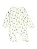 Carter's Print Ivory White Long Sleeve Onesie Size Newborn - photo 1