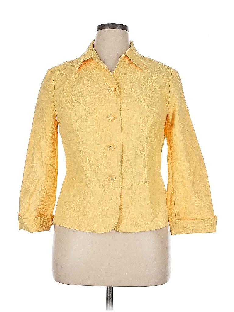 Pre-owned Coldwater Creek Jacket In Yellow