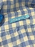 J. McLaughlin Checkered-gingham Blue Long Sleeve Button-Down Shirt Size S - photo 7