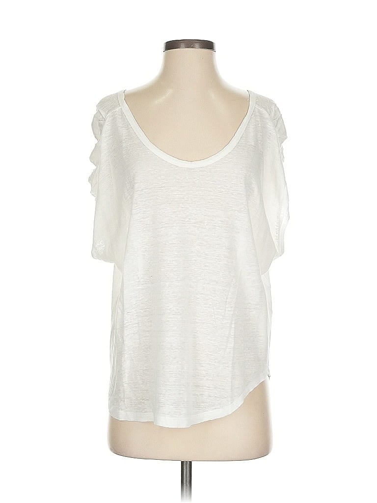 Pre-owned Joie Short Sleeve T-shirt In White