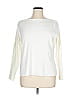 DG^2 by Diane Gilman White Sweatshirt Size 1X - photo 1