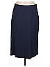 Carlisle Solid Blue Wool Skirt Size 6 - photo 1