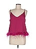 Entro 100% Polyester Pink Sleeveless Top Size M - photo 1