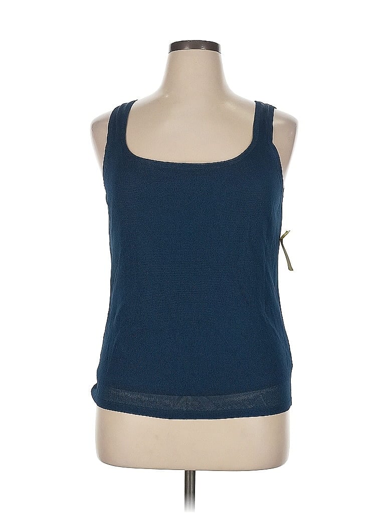 Ellen Tracy Active Tank Top In Blue