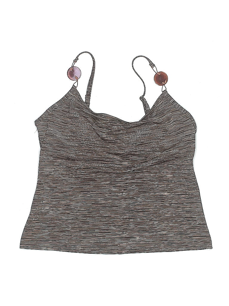 Pre-owned Christina Swimsuit Top Brown Swimwear
