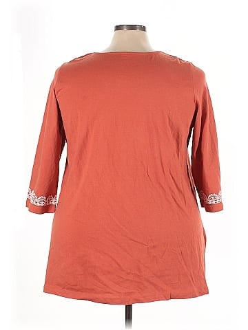 Woman Within 3/4 Sleeve Blouse (view 2)
