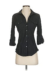 James Perse 3/4 Sleeve Button Down Shirt