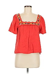 Sézane Short Sleeve Blouse