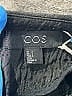 Cos 100% Polyester Solid Black Casual Skirt Size 2 - photo 4