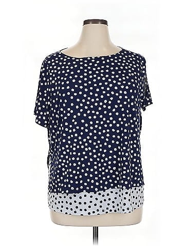 Susan Graver Short Sleeve Blouse (view 1)
