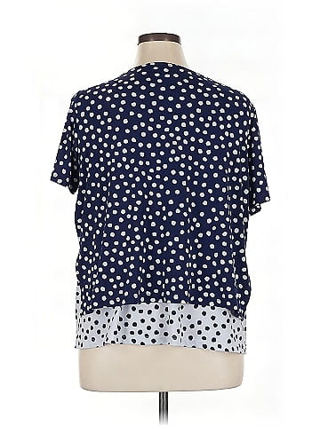 Susan Graver Short Sleeve Blouse (view 2)