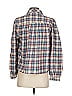 The Great. 100% Cotton Plaid Ivory Blue Long Sleeve Polo Size 1 - photo 2