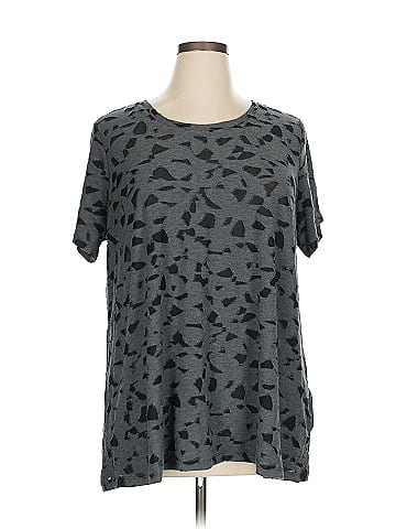 LOGO by Lori Goldstein Short Sleeve Top (view 1)