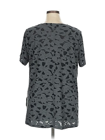LOGO by Lori Goldstein Short Sleeve Top (view 2)