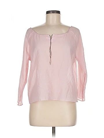 Express Long Sleeve Silk Top (view 1)