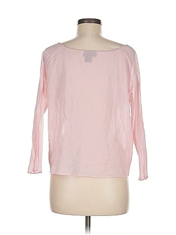 Express Long Sleeve Silk Top (view 2)
