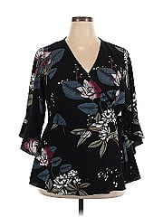 City Chic 3/4 Sleeve Blouse