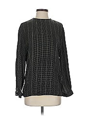 Giorgio Armani Long Sleeve Silk Top